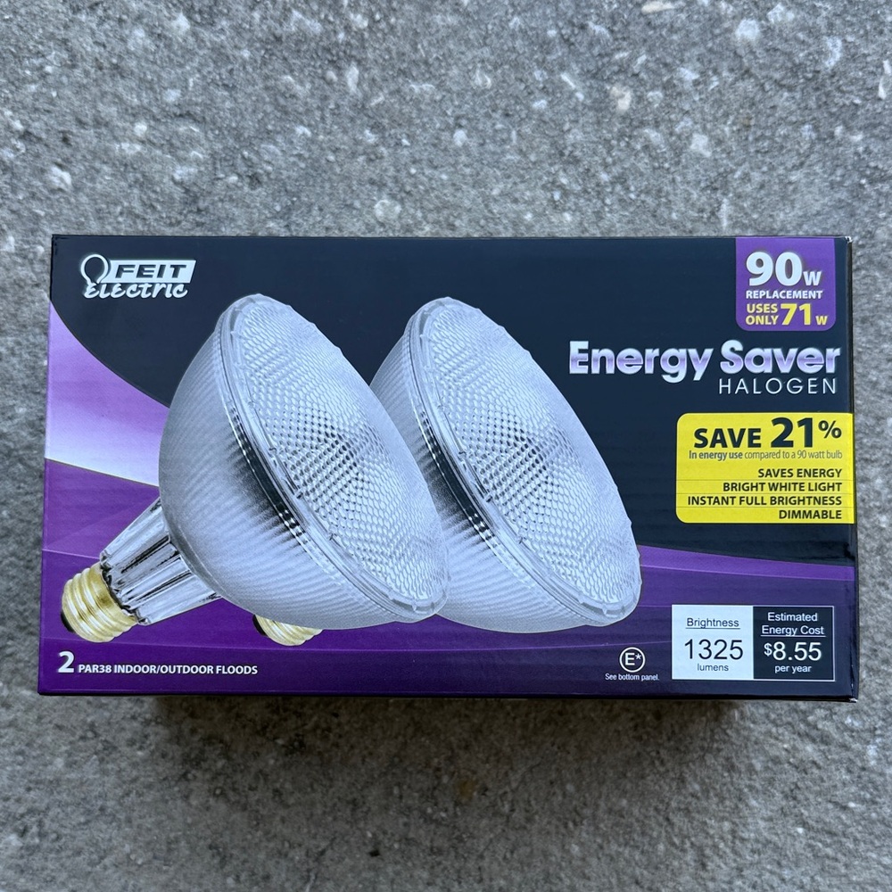 FEIT Electric Energy Saver Halogen Bulbs - White